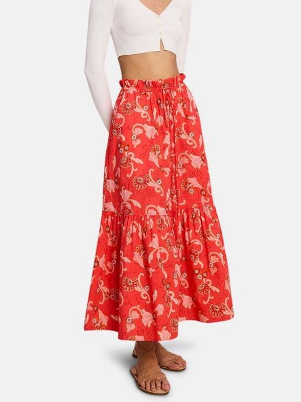 A.L.C. Francis Bohemian Maxi Skirt – Calla Multi print